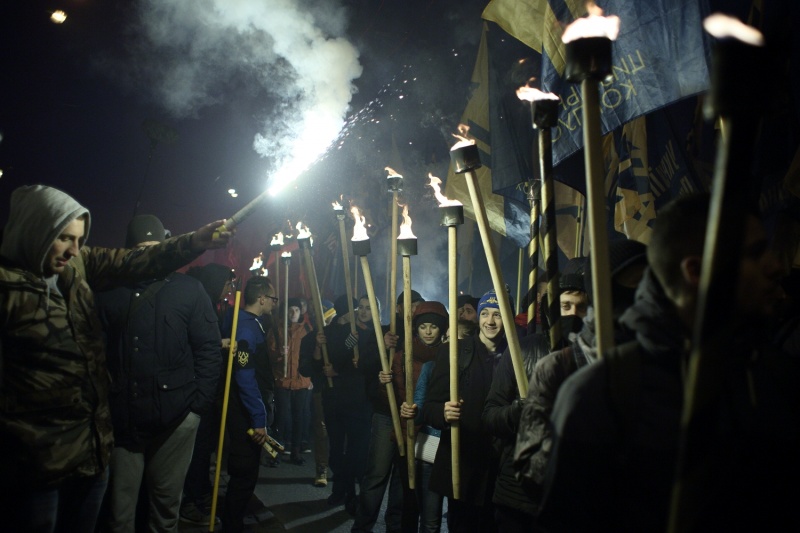 "Марш нації" у Києві: активісти зажадали відмовитися від виборів на Донбасі